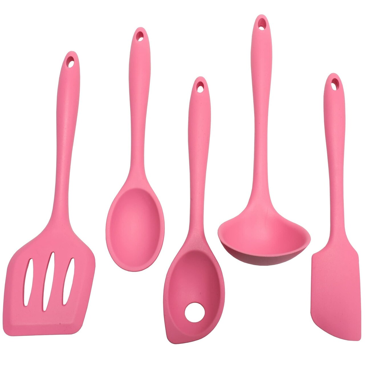 Chef Craft 5 Piece Premium Silicone Kitchen Tool and Utensil Set